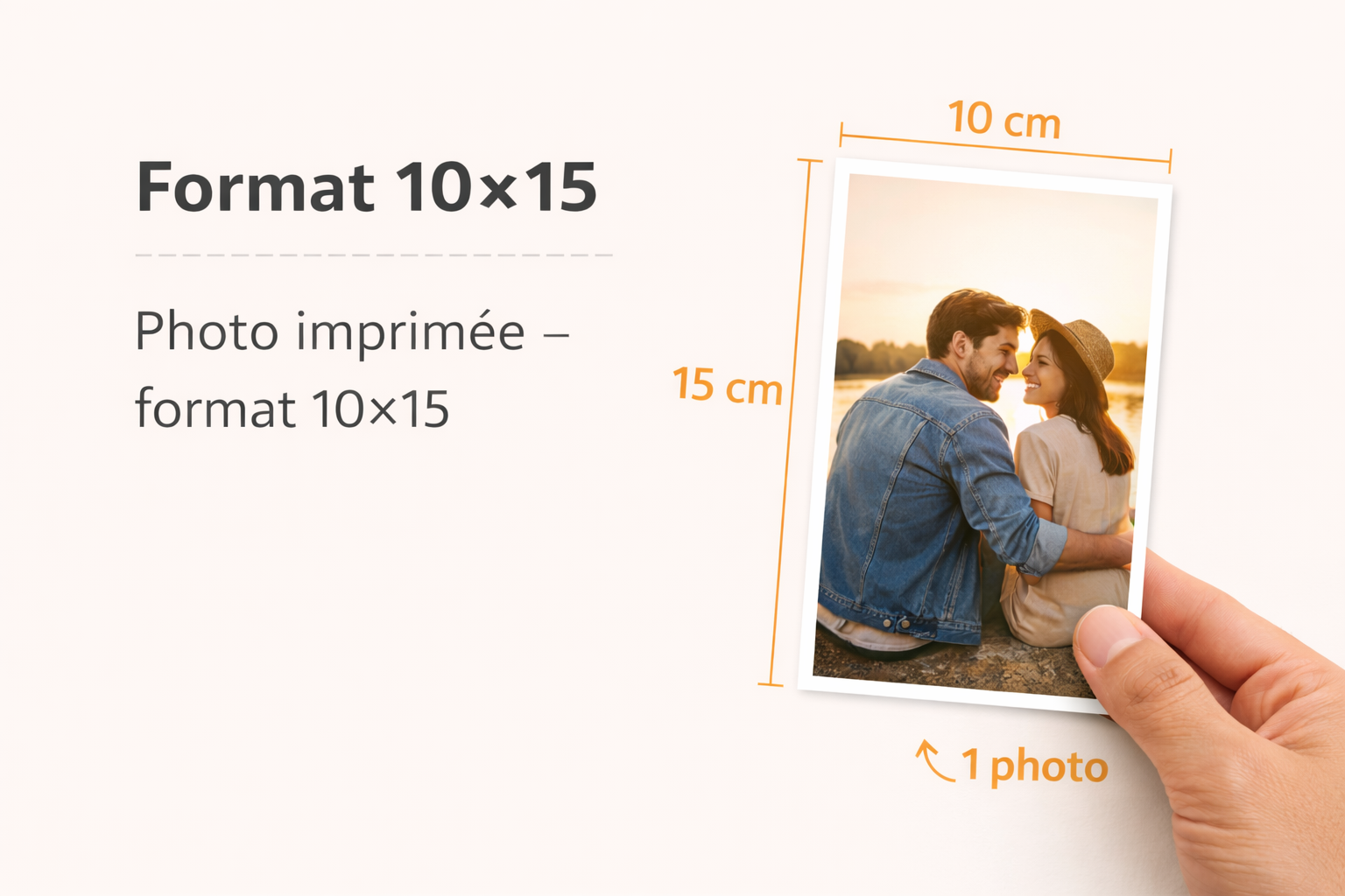 Format 10x15 portrait – 1 photo